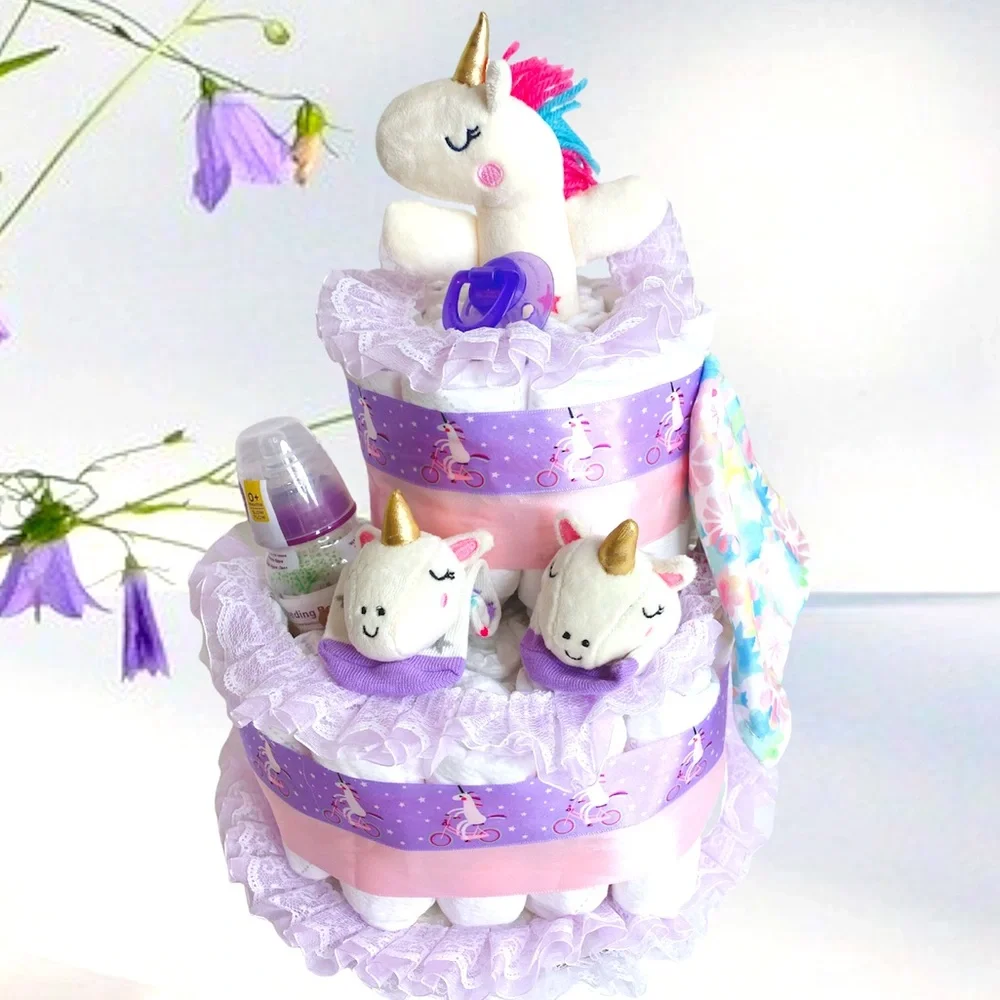 Unicorn Diaper Cake